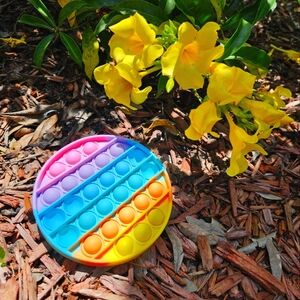 Bubble Fidget Popper with Sight Heart Words for Summer Vacation Car Rides